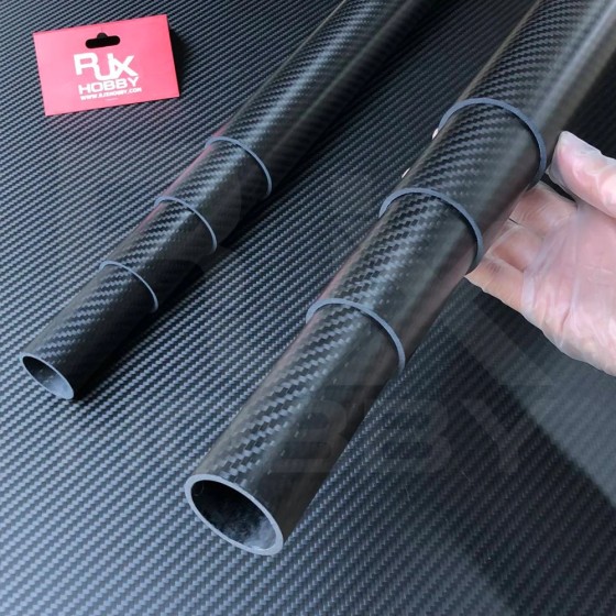 High Quality RJX Smaller Tube Slide Bigger Pipe RC Plane Aircraft VTOL Wing Carbon Fiber Sleeve Telescopic Tube Wholesale Price